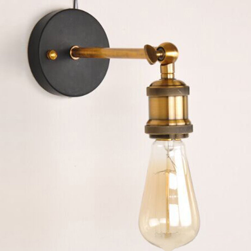 American Retro Industrial Style Armed  Wall Sconce Lights 1Light Metal Sconces