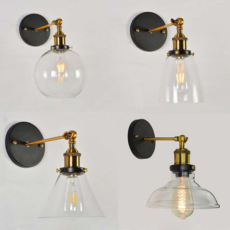 American Retro Style Armed Applexion luminaire Verre 1 Approche