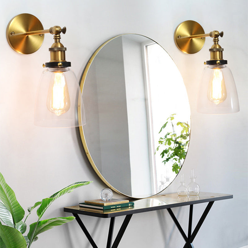 American Retro Style Armed Applexion luminaire Verre 1 Approche