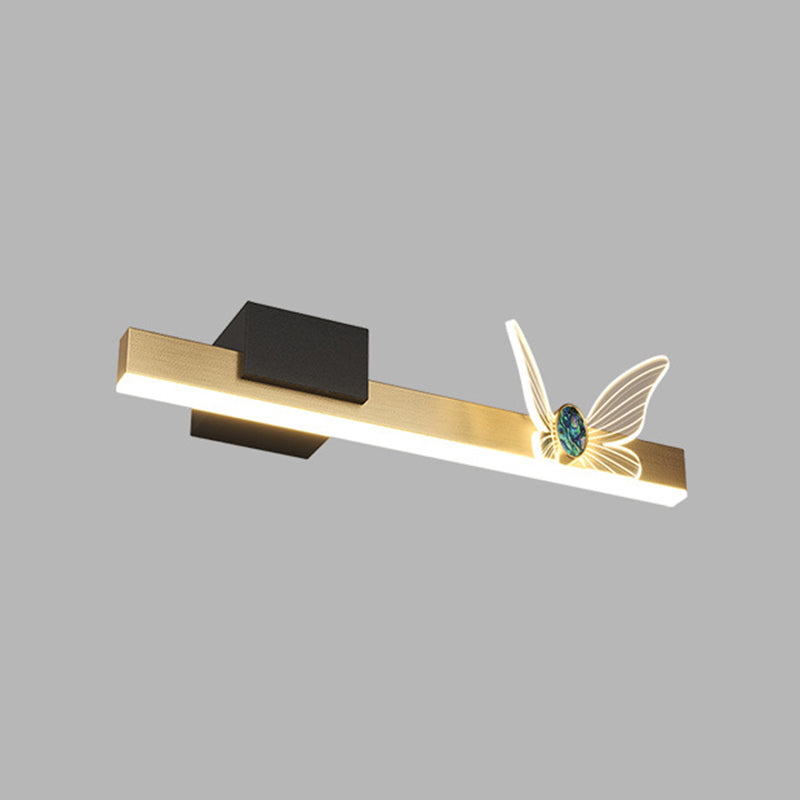 Rechteckige Eitelkeit Lautleuchter moderner minimalistischer Aluminium -Eitelkeitlicht