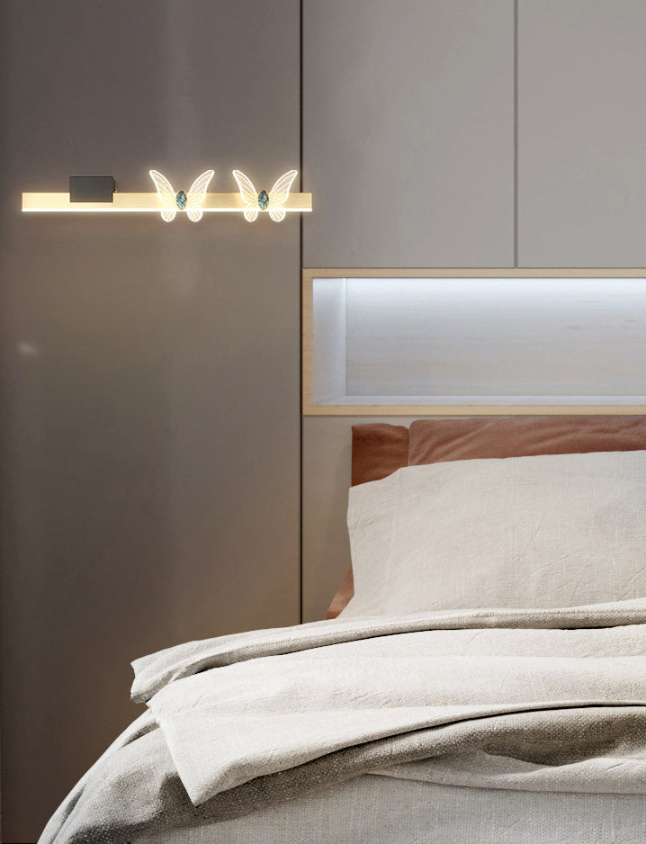 Rectangular Vanity Sconce Modern Minimalist Style Aluminum Vanity Light