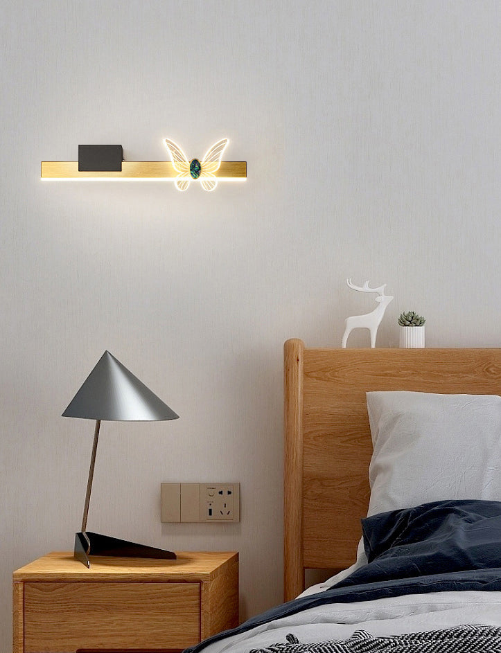 Rectangular Vanity Sconce Modern Minimalist Style Aluminum Vanity Light