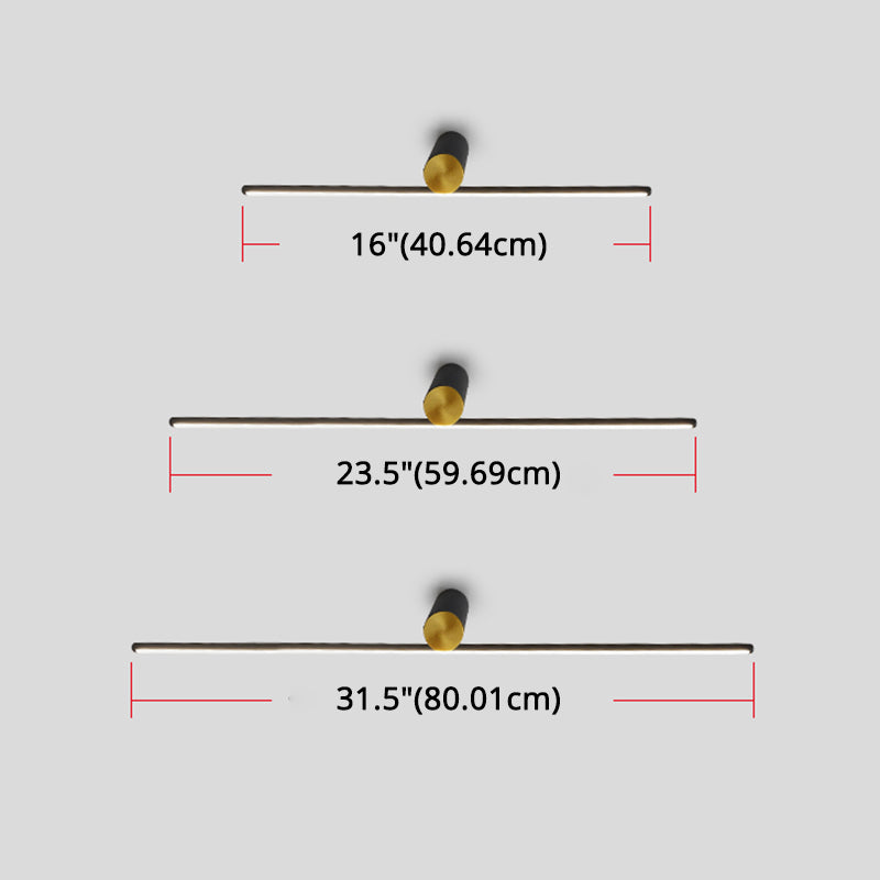 LED LINEAR LED lampe à style minimaliste moderne Aluminium unique Vanité unique