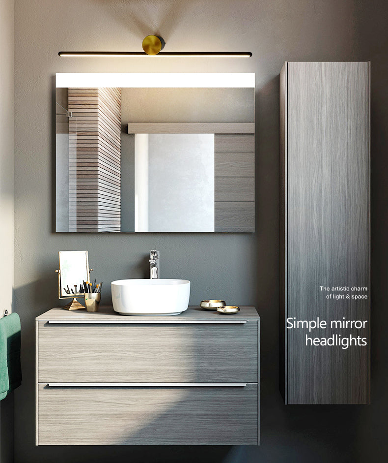 LED LINEAR LED lampe à style minimaliste moderne Aluminium unique Vanité unique