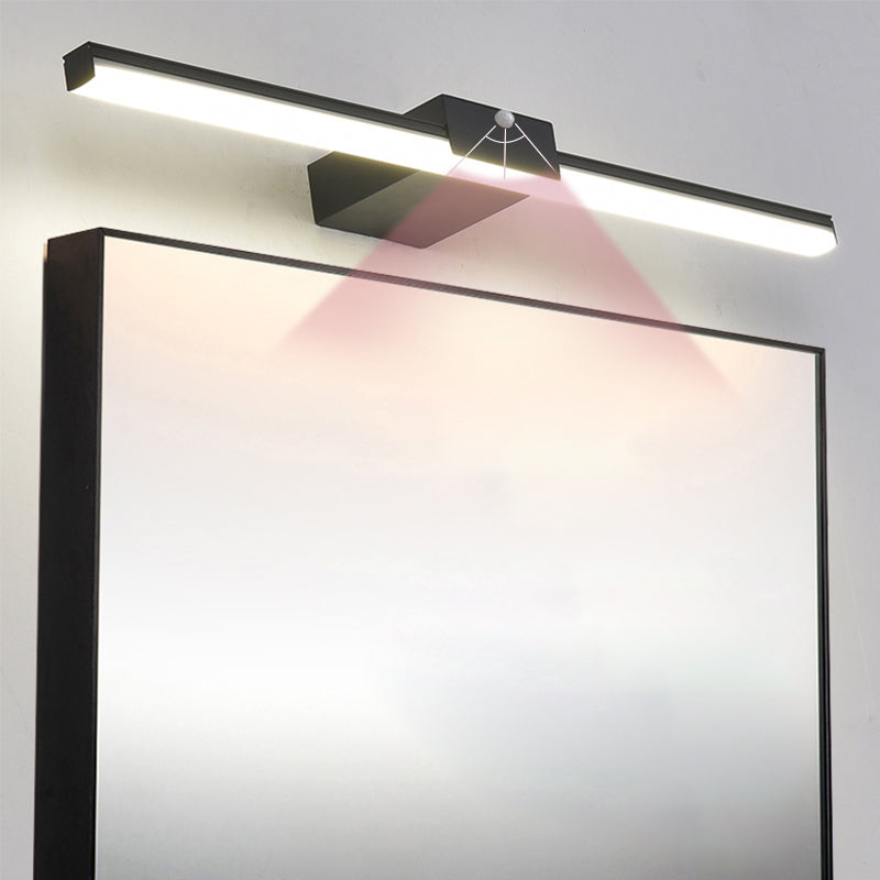 Rechteck Waschtischwandleuchten moderner minimalistischer Acryl -Ein Eitelkeitslicht