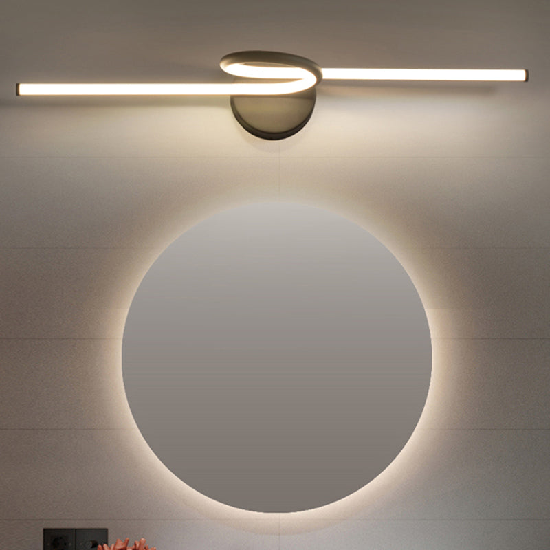 Luce vanità lineare Light Nordic Minimalist in metallo singolo Vanity Light