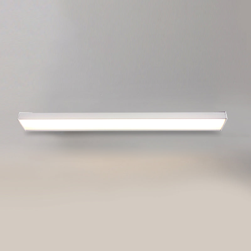 Rectangle Vanity Wall Sconce Fixtures Modern Minimalist Style Acrylic Single Vanity Light