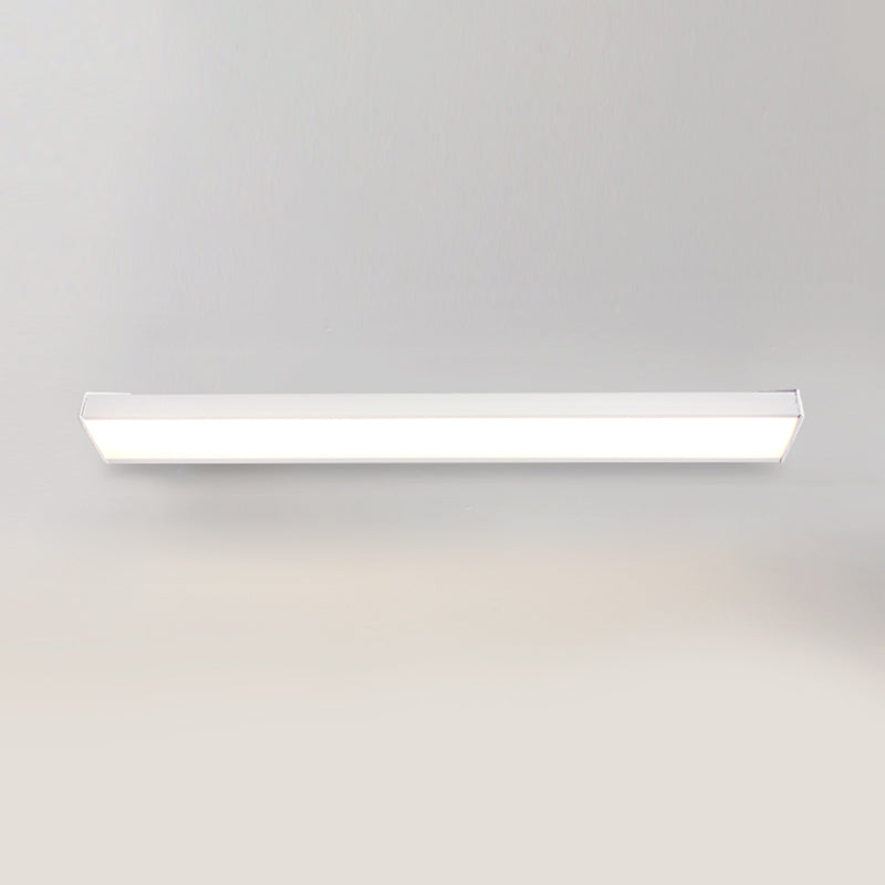Rectangle Vanity Wall Sconce Fixtures Modern Minimalist Style Acrylic Single Vanity Light
