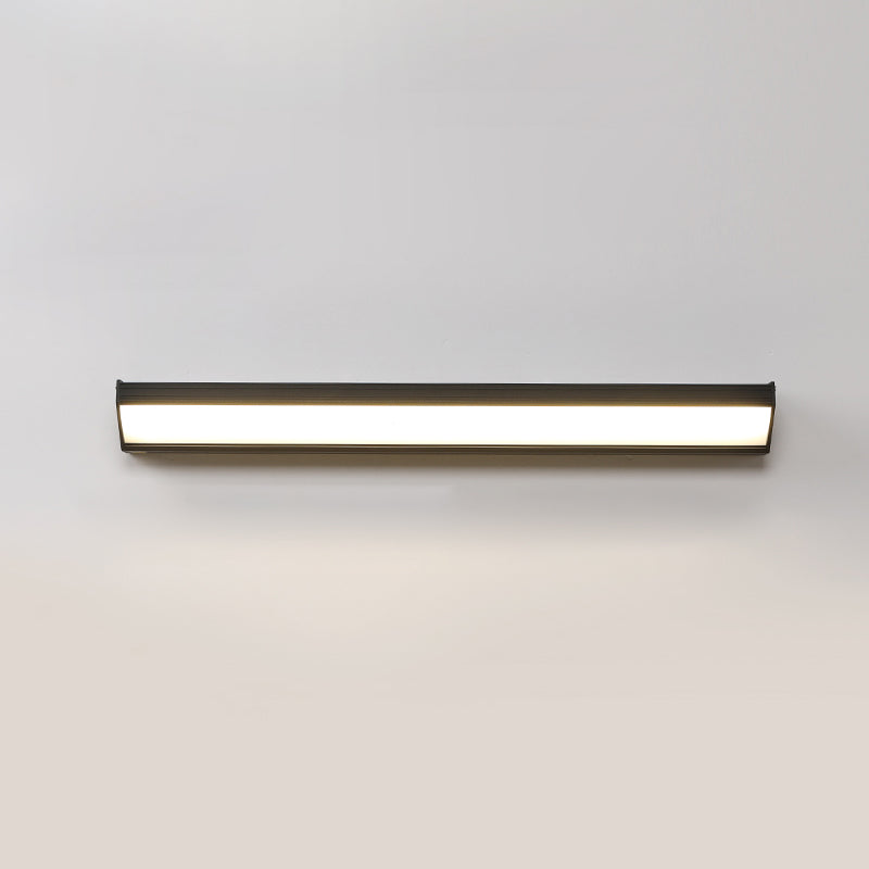 Rectangle Vanity Wall Sconce Fixtures Modern Minimalist Style Acrylic Single Vanity Light