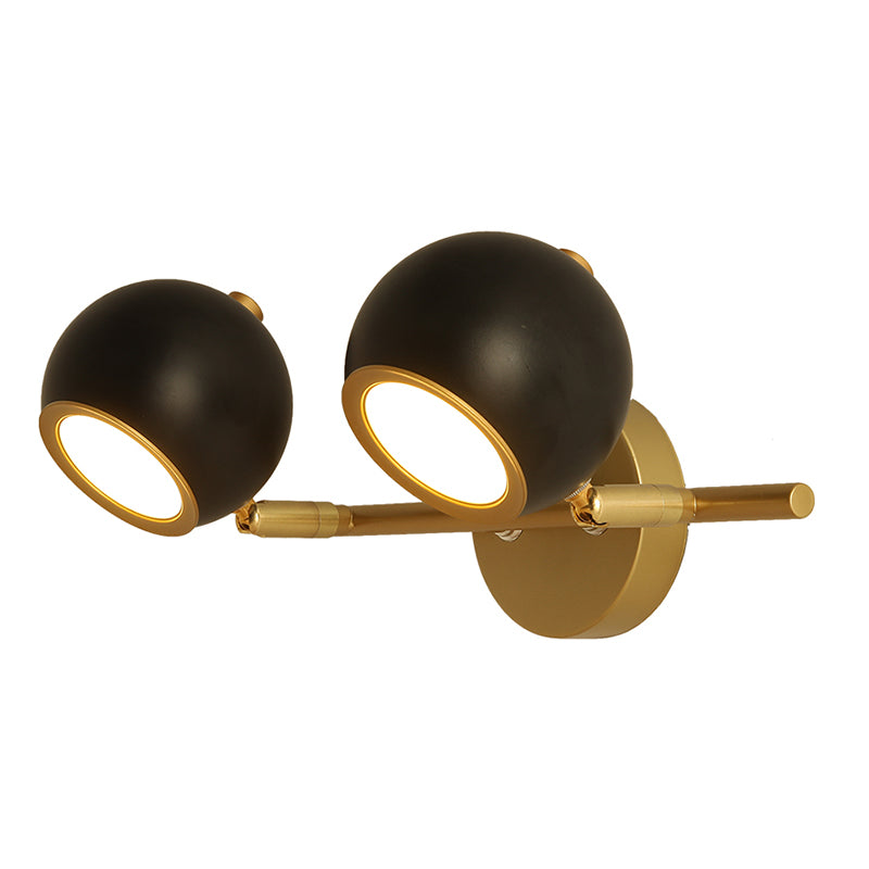 Globe Vanity Wall Sconce Nordic Minimalist Style Metal Vanity Lampe