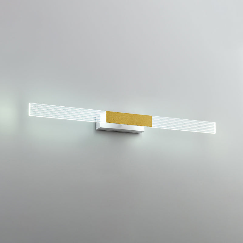 Rectangle Vanity Wall Light Fixtures Modern Luxury Style Acrylic Vanity Light