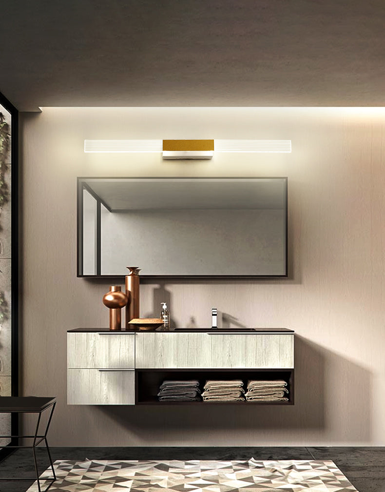 Rectangle Vanity Wall Light Fixtures Modern Luxury Style Acrylic Vanity Light