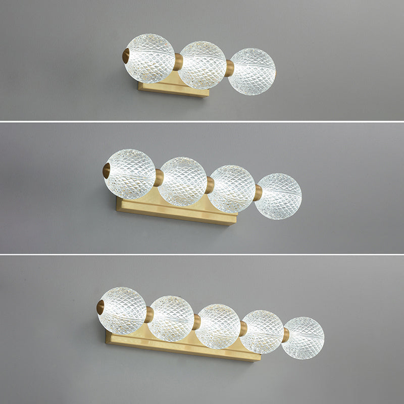 American Light Extravagant Style Vanity Light Fixture Copper Vanity Light