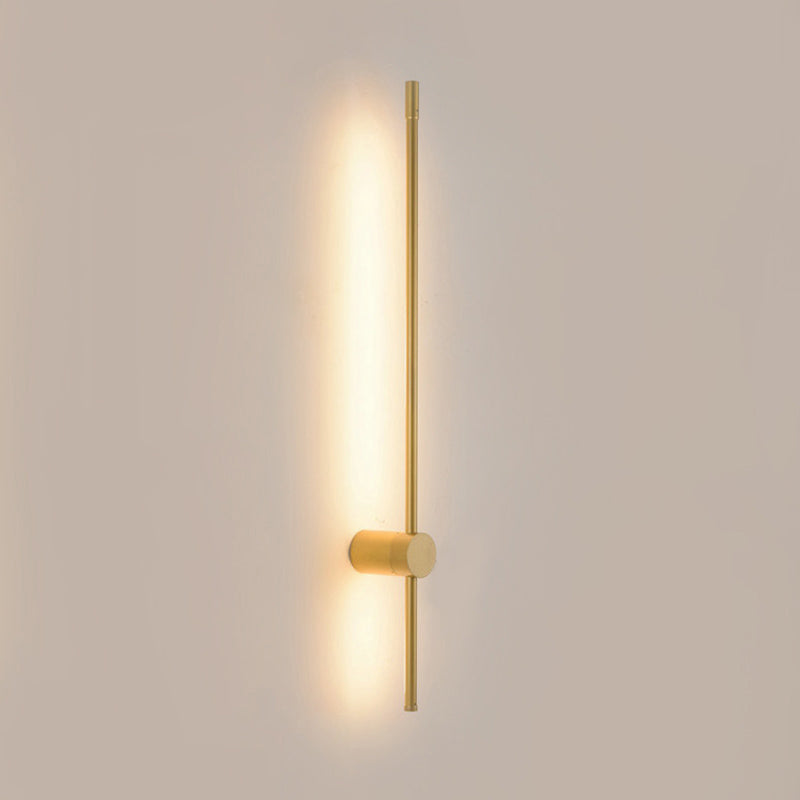 Modern Minimalist Style Linear Wall Light Fixtures Aluminum Sconces