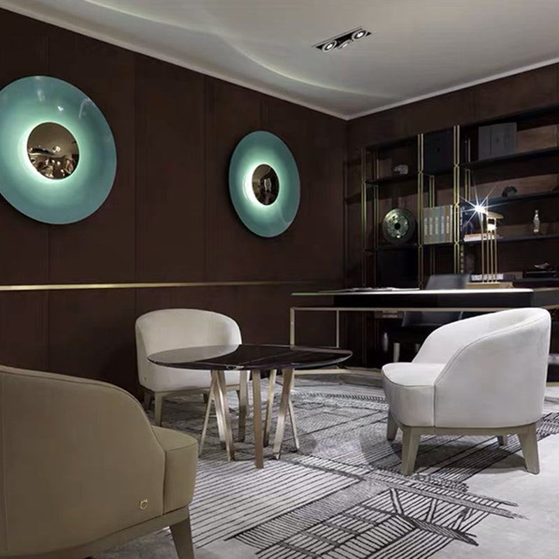 Circular Wall Light Sconces Nordic Minimalist Style Metal Sconces