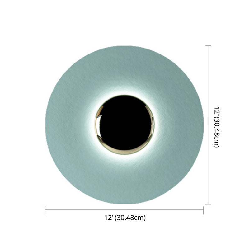 Circular Wall Light Sconces Nordic Minimalist Style Metal Sconces