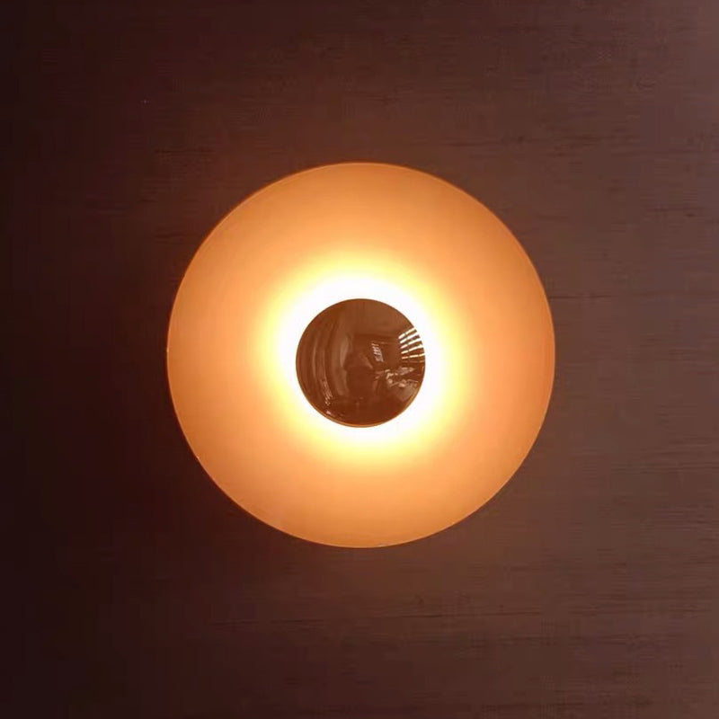 Circular Wall Light Sconces Nordic Minimalist Style Metal Sconces