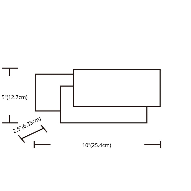 Traverse -Wandleuchten moderner minimalistischer Aluminiumlegierschiffsleuchten