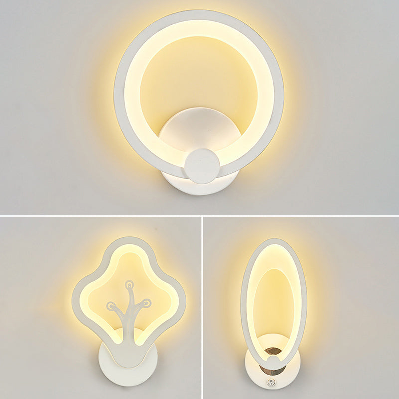 Modern Minimalist Style Wall Light Fixtures Acrylic Sconces