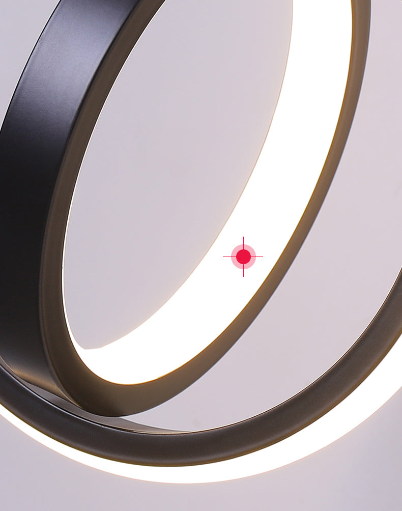 Circular Wall Light Fixtures Modern Minimalist Style Metal Sconces