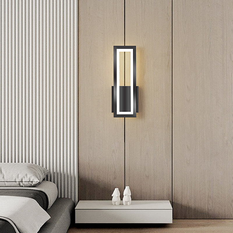 Rechthoekige wandverlichting armaturen moderne minimalistische stijl acryl wandlicht