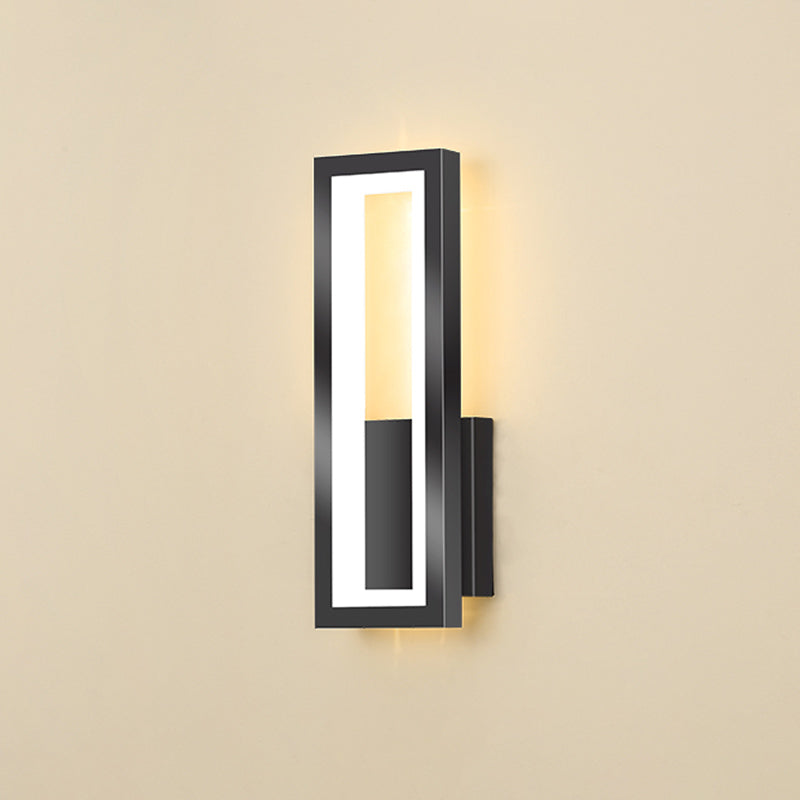 Rechthoekige wandverlichting armaturen moderne minimalistische stijl acryl wandlicht