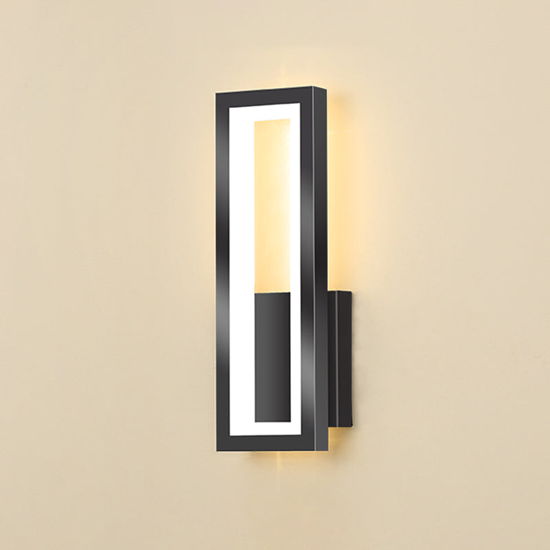 Rechthoekige wandverlichting armaturen moderne minimalistische stijl acryl wandlicht