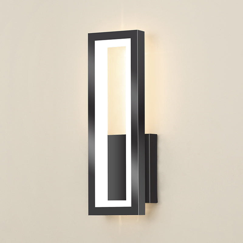 Rechthoekige wandverlichting armaturen moderne minimalistische stijl acryl wandlicht