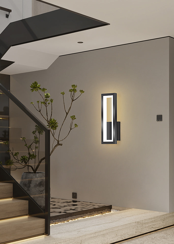 Rechthoekige wandverlichting armaturen moderne minimalistische stijl acryl wandlicht