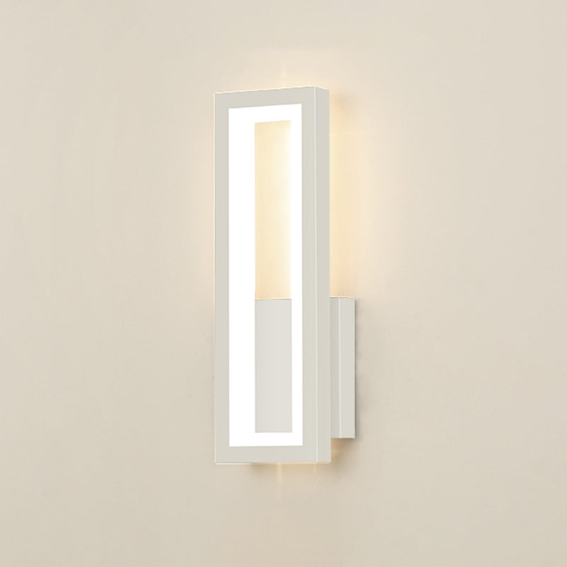 Rechthoekige wandverlichting armaturen moderne minimalistische stijl acryl wandlicht