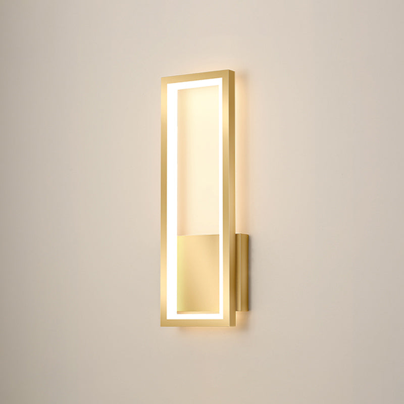 Rechthoekige wandverlichting armaturen moderne minimalistische stijl acryl wandlicht