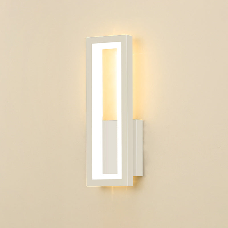 Rechthoekige wandverlichting armaturen moderne minimalistische stijl acryl wandlicht