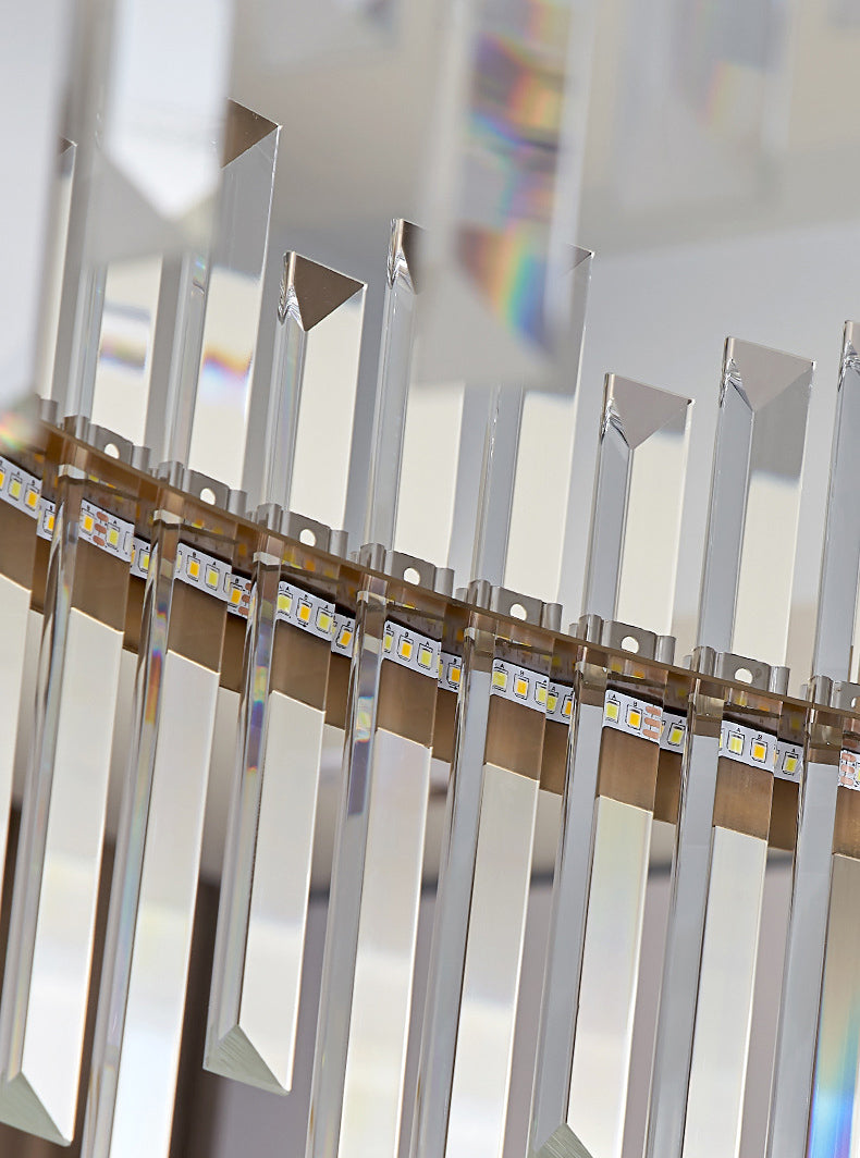 Lampada il lampadario circolare Light Segnalizzazione moderna Simplicity Crystal Crystal Ciondolo per il ristorante