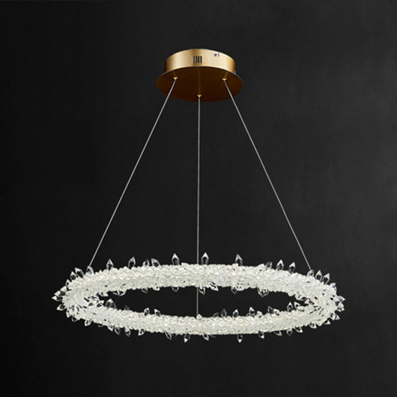 Lampade per lampadari a LEDELIE LED SIMPLICITÀ MODERNY GARLA LEDE LUMI DI CRIDURO CRIDUNGE PENDANTI PER RISTATO