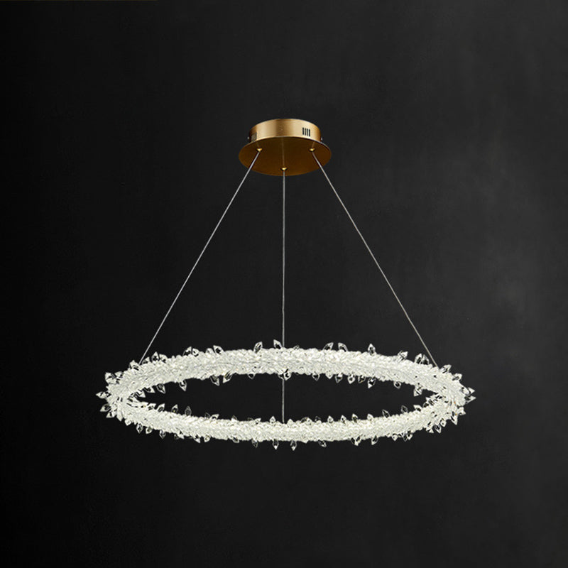 Lampade per lampadari a LEDELIE LED SIMPLICITÀ MODERNY GARLA LEDE LUMI DI CRIDURO CRIDUNGE PENDANTI PER RISTATO