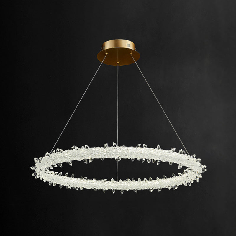 Lampade per lampadari a LEDELIE LED SIMPLICITÀ MODERNY GARLA LEDE LUMI DI CRIDURO CRIDUNGE PENDANTI PER RISTATO