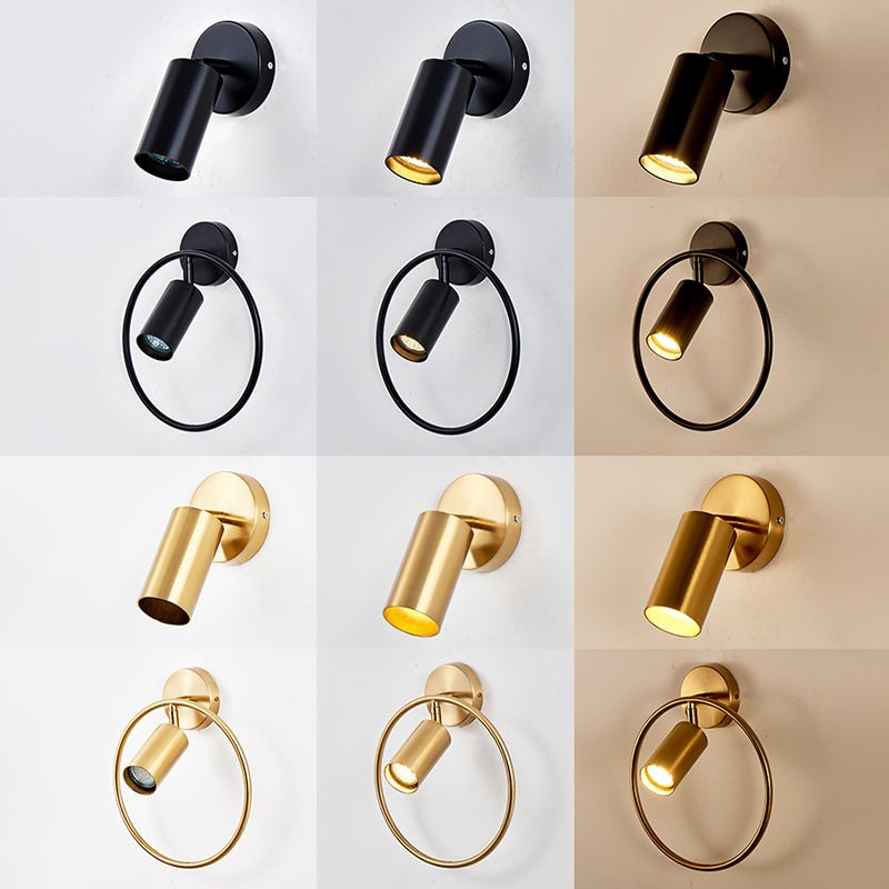 Cylinder Wall Light Sconce Nordic Luxury Style 1 Light Sconces