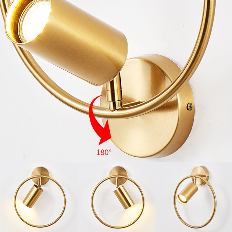 Cylinder Wall Light Sconce Nordic Luxury Style 1 Light Sconces