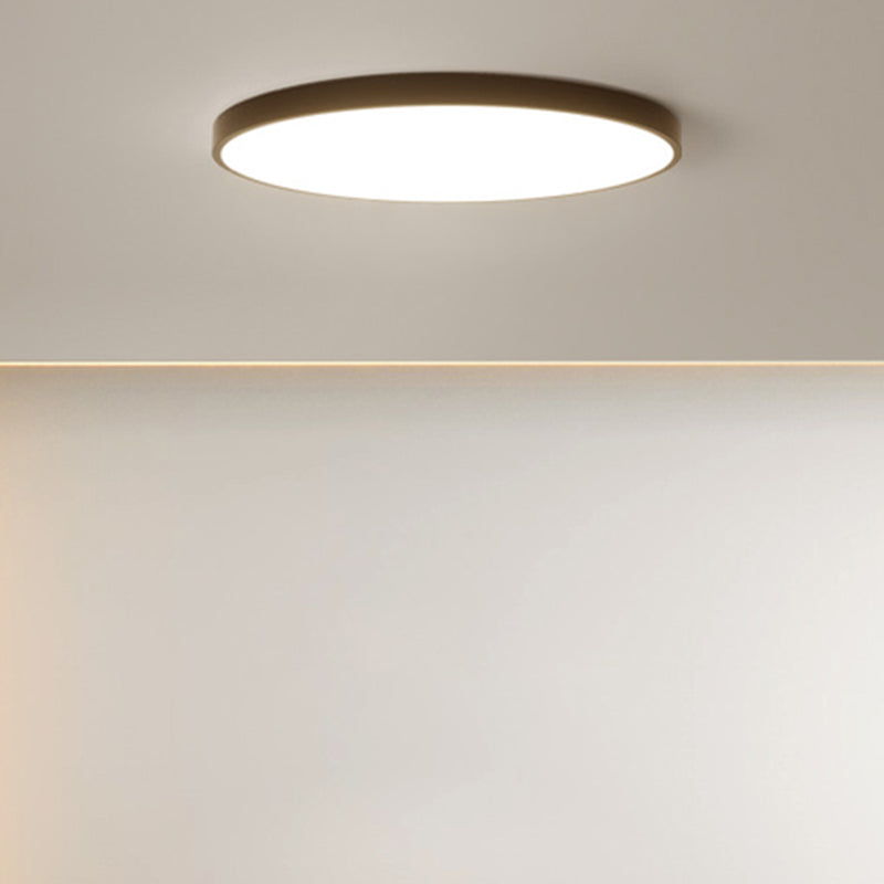 Ultra-thin Round Flush Mount Ceiling Lights Minimalist LED Flush Ceiling Lights for Bedroom