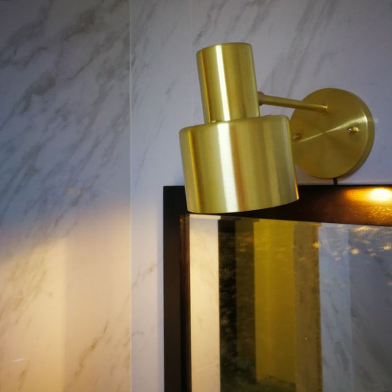 Cylinderical Wall Light Sconce Nordic Luxury Style 1 Light Sconces