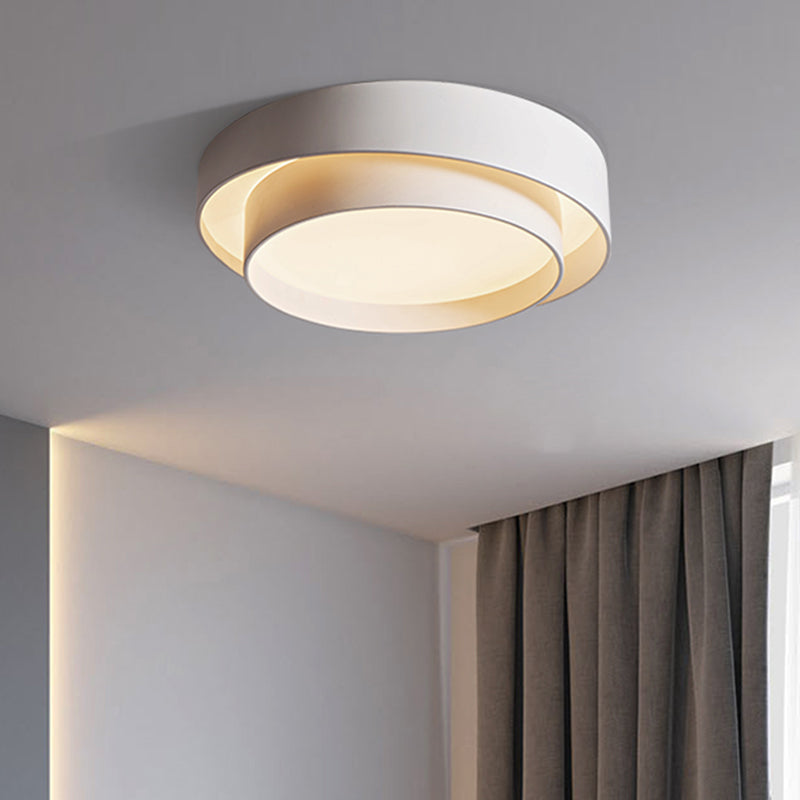 Nordic Modern Flush Mount Ceiling Light LED Spiral Flush Mount Lighting for Bedroom