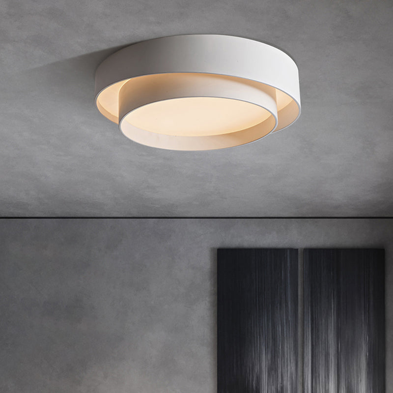 Nordic Modern Flush Mount Ceiling Light LED Spiral Flush Mount Lighting for Bedroom