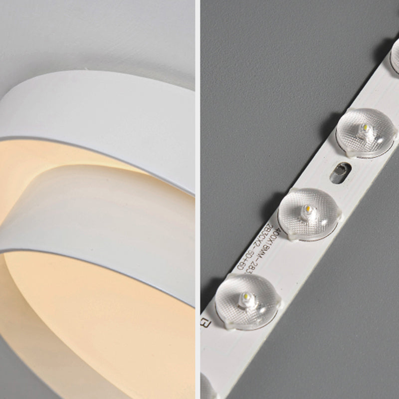 Nordic Modern Flush Mount Ceiling Light LED Spiral Flush Mount Lighting for Bedroom