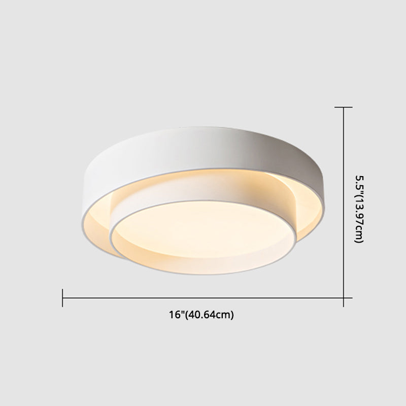 Nordic Modern Flush Mount Ceiling Light LED Spiral Flush Mount Lighting for Bedroom