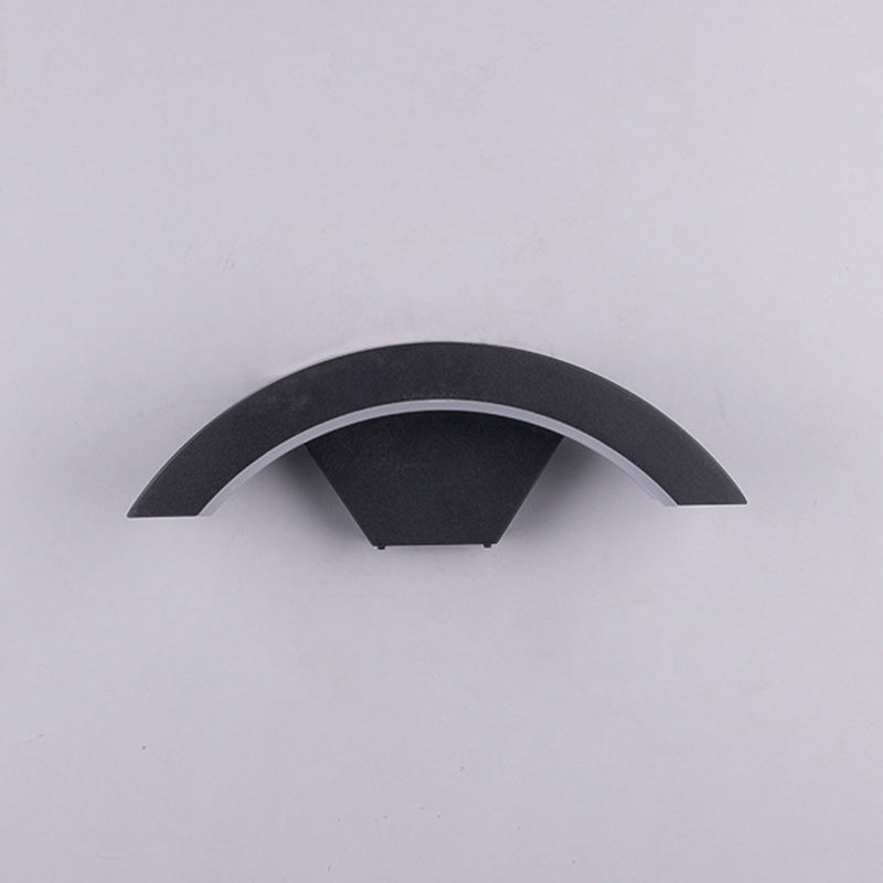 Curve Wall Light Sponce Modern Minimalist Style Fonces de aluminio