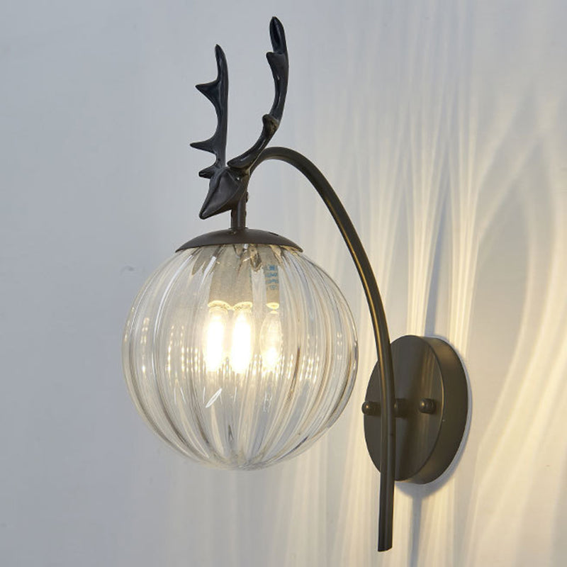 Modern Creative Style Global Wall Light Sconce Glass 1 Sconces Light