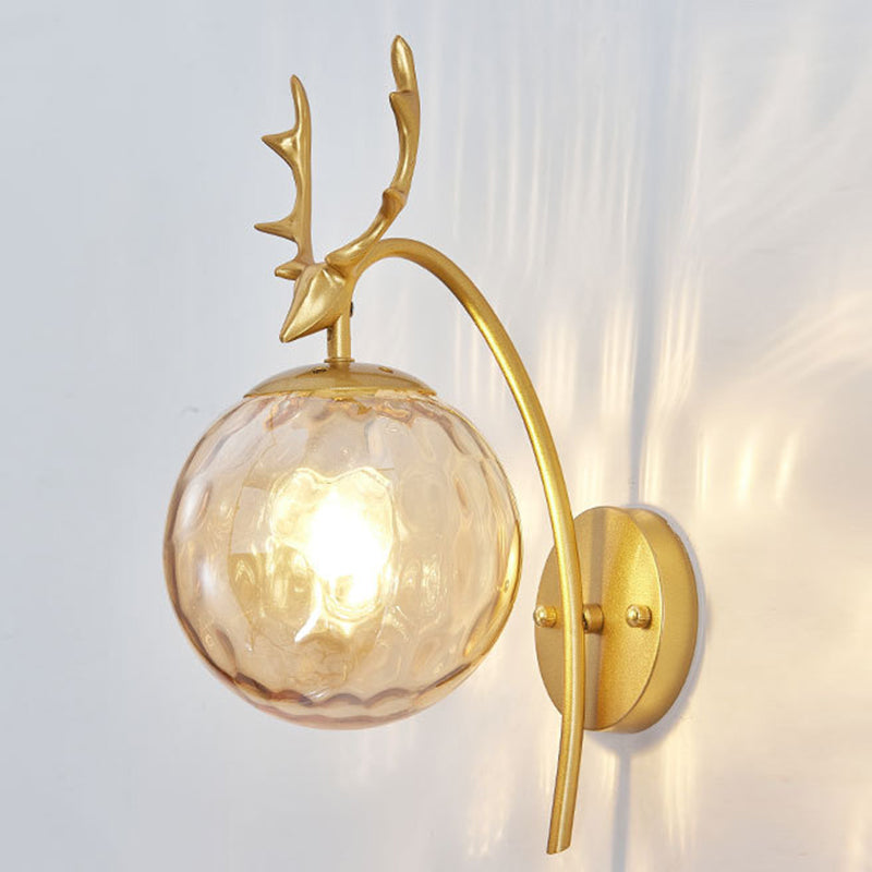 Modern Creative Style Global Wall Light Sconce Glass 1 Sconces Light