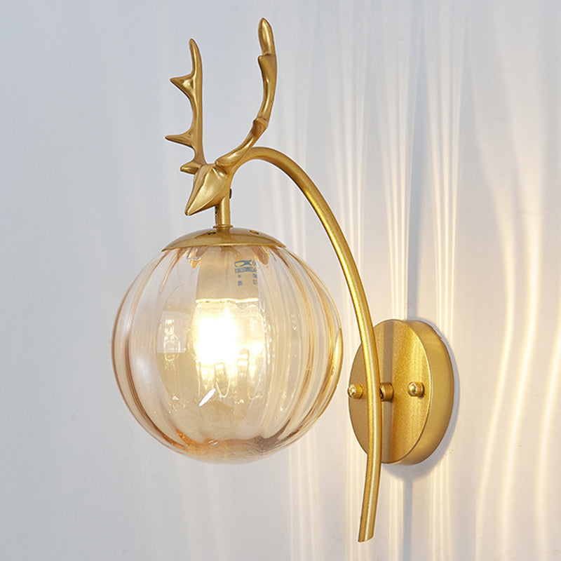 Modern Creative Style Global Wall Light Sconce Glass 1 Sconces Light
