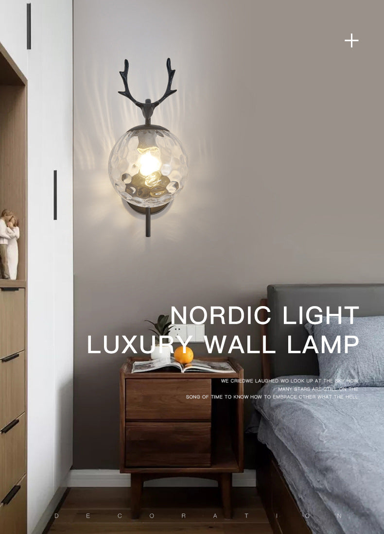 Modern Creative Style Global Wall Light Sconce Glass 1 Sconces Light