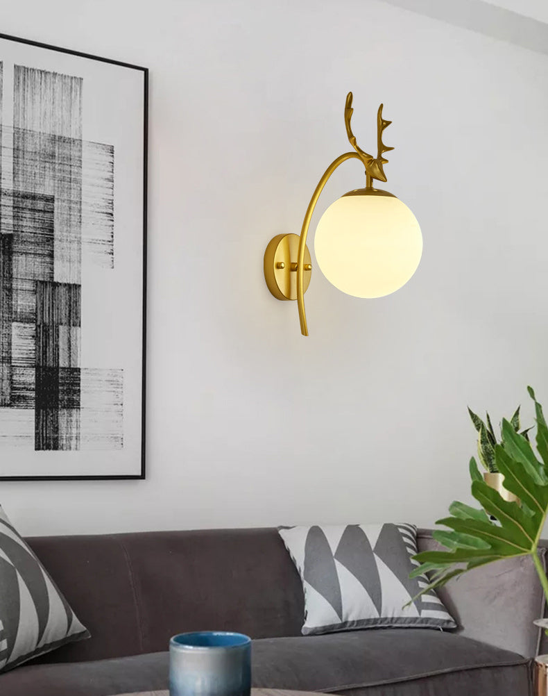 Modern Creative Style Global Wall Light Sconce Glass 1 Sconces Light